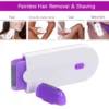 USB Rechargeable Laser Epilator for Painless Hair Removal on Body, Face, Legs, and Bikini Line - Professional Handheld Shaver