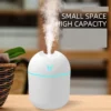 USB Mini Air Humidifier & Essential Oil Diffuser (250ML) - Ultrasonic, Mute Mist Maker with LED Color Lamp for Home & Car