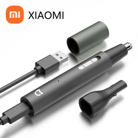 Xiaomi Mijia 3-in-1 Electric Hair Trimmer: Nose, Ear, and Beard Shaver for Men, Rechargeable and Painless