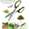 Multi-Layer Steel Kitchen Scissor Green