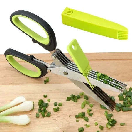 Multi-Layer Steel Kitchen Scissor Green